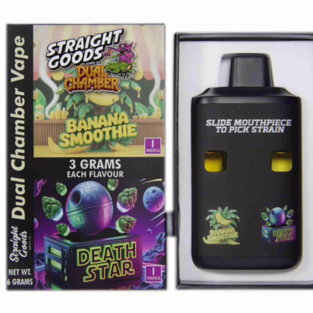 Straight Goods Dual Chamber Pen (6g) - Banana Smoothie + Death Star