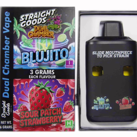 Straight Goods Dual Chamber Pen (6g) - Blujito + Sour Patch Strawberry
