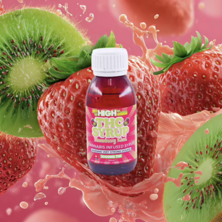 Sky High Edibles THC Syrup - Strawberry Kiwi 3000mg
