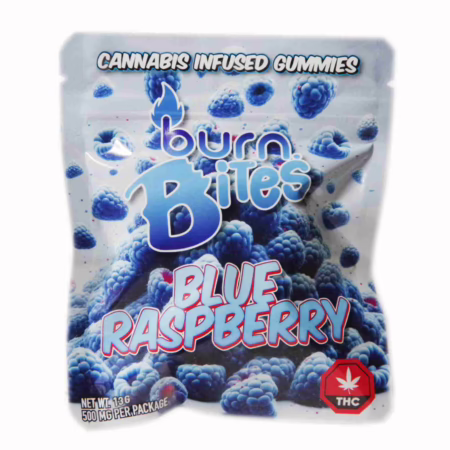 Burn Bites - Blue Raspberry 500mg