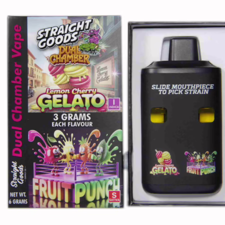 Straight Goods Dual Chamber Pen (6g) - Lemon Cherry Gelato + Fruit Punch