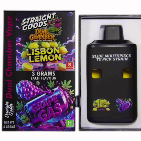 Straight Goods Dual Chamber Pen (6g) - Lisbon Lemon + Grape Gas