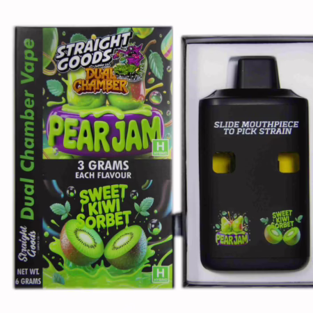 Straight Goods Dual Chamber Pen (6g) - Pear Jam + Sweet Kiwi Sorbet