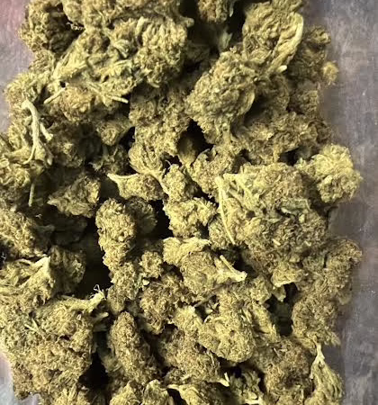 Premium Black Mamba cannabis buds, expertly cultivated and carefully dried, showcasing their rich green hue and potent characteristics for discerning consumers.