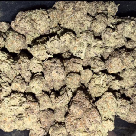 Close-up of Diablo cannabis buds showcasing their dense structure and rich green color, ideal for connoisseurs.