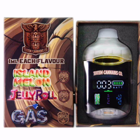 Totem Cannabis Co. Tri Chamber Vape - Island Melon + Jelly Roll + Gas (3 x 1 Gram)