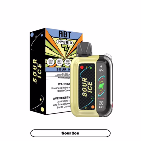 ABT Nicotine Disposable - Sour Ice features a vibrant design and delivers a refreshing sour flavor with every puff.