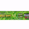 Sour Lime Dope Rope candy packaging featuring 500 mg THC, designed for adult use only. Bright green and vibrant design.