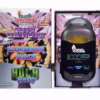 Burn Triple Combo vape pen featuring Grape Cream Cake, Blueberry Peach, and Hulk Berry flavors in a stylish package.