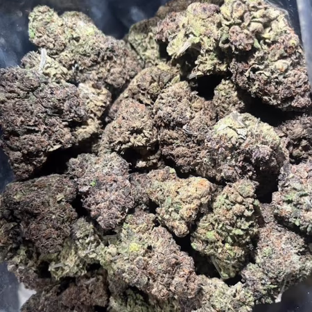 Close-up of Cookies Kush cannabis buds showcasing rich colors and textures, ideal for connoisseurs seeking quality.