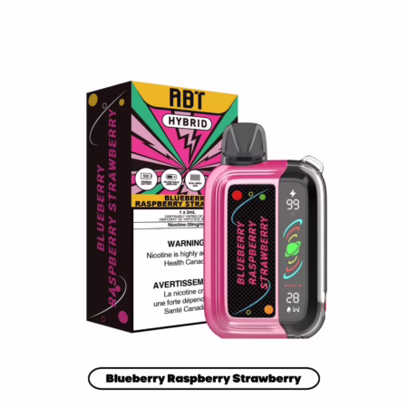 ABT Nicotine Disposable - Blueberry Raspberry Strawberry offers a vibrant blend of fruity flavors in a sleek design.