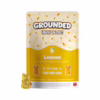 Grounded High Dose Bears – Lemon 500mg edibles in vibrant yellow packaging, featuring a lemon flavor and bear-shaped gummies.