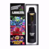 Straight Goods Triple Chamber Pen (9g) featuring Blujito, Sour Patch Strawberry, and Passion Fruit flavors in sleek packaging.